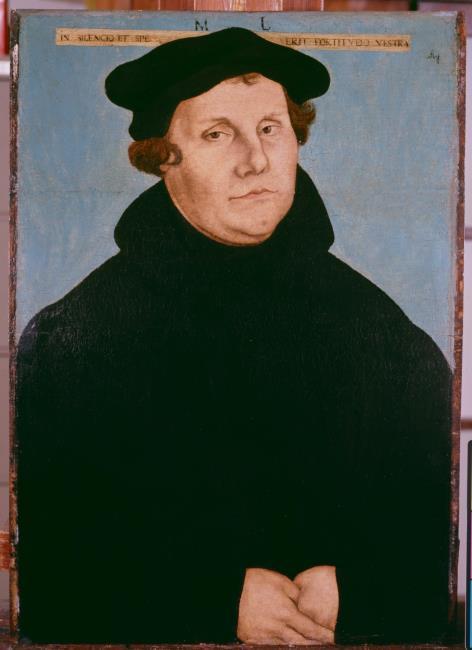 Historisches Porträt Martin Luthers – Predigten lesen und hören